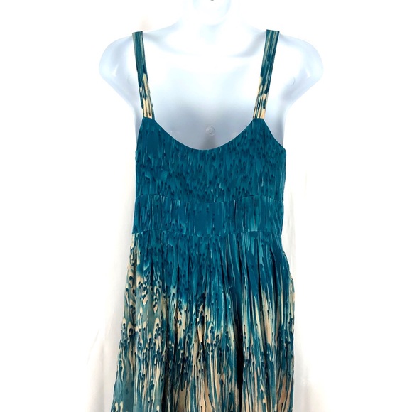 Anthropologie lil silk wide strap dress 6 - Picture 8 of 8